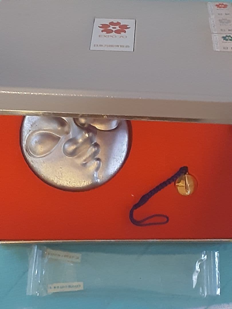 EXPO70 万博 岡本太郎 文鎮 ペンダント ストラップ　フルセット稀少