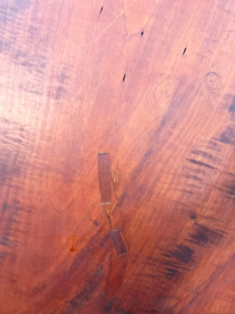 アンティーク 丸座卓 ローテーブル 赤 朱塗り 欅 昭和初期　ちゃぶ台　座卓