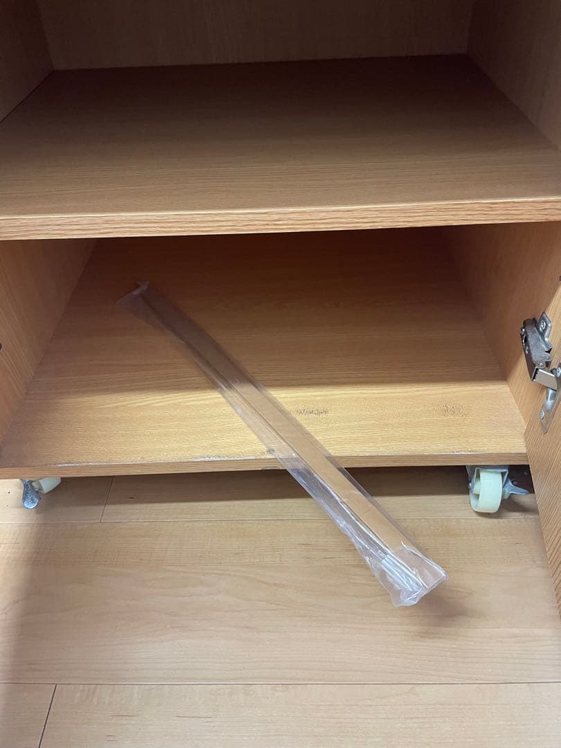 ライトブラウン✖︎ホワイト レンジ台 送料込み