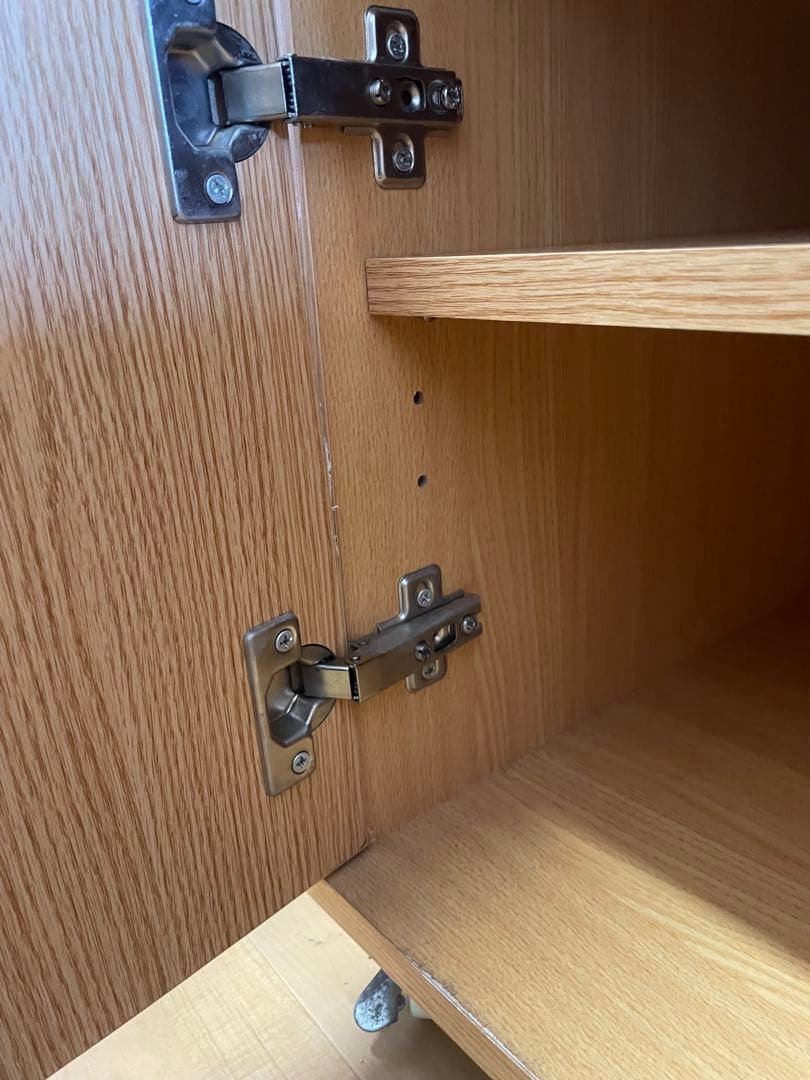 ライトブラウン✖︎ホワイト レンジ台 送料込み