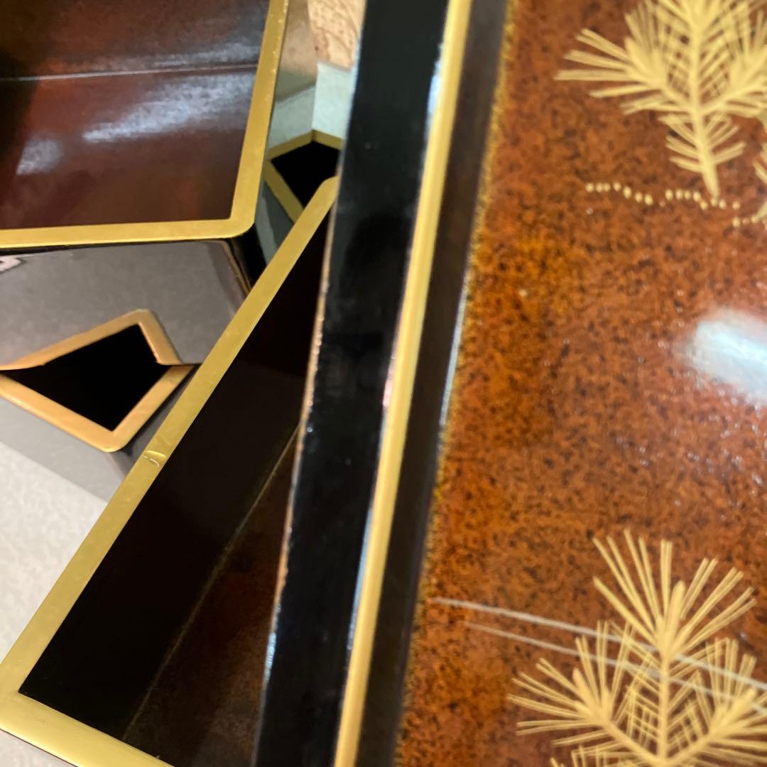 重箱 昭和レトロ 鶴亀 2段重箱 2セット 骨董品 台付 - メルカリ