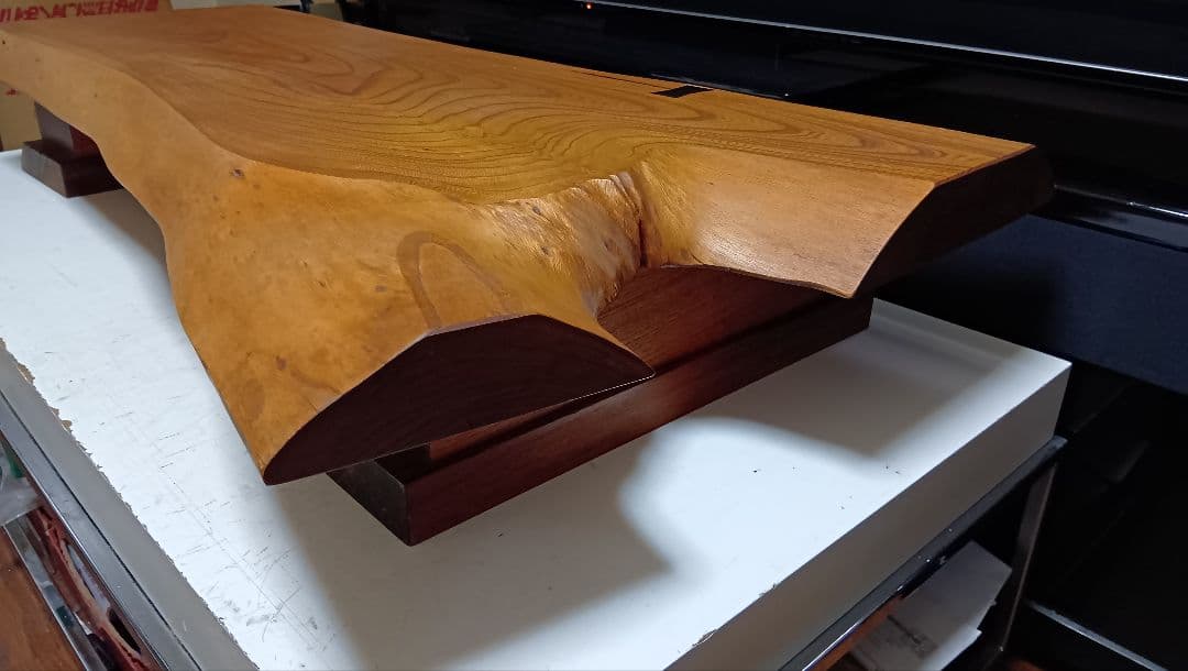 てんどう　様売約済　欅　一枚板　総無垢材　ウォールナット　蝶契り　ローテーブル