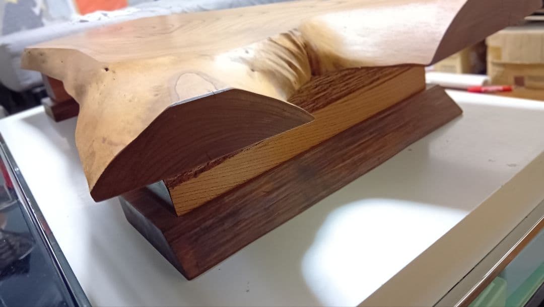 てんどう　様売約済　欅　一枚板　総無垢材　ウォールナット　蝶契り　ローテーブル