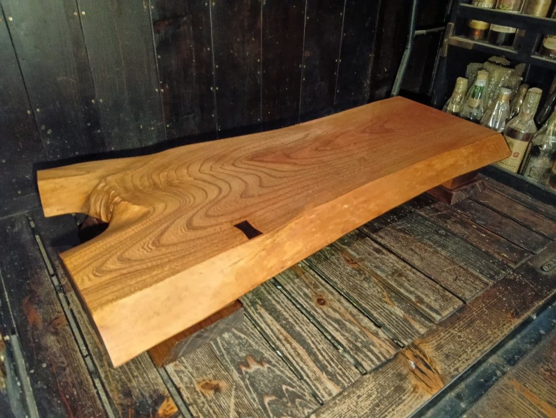 てんどう　様売約済　欅　一枚板　総無垢材　ウォールナット　蝶契り　ローテーブル