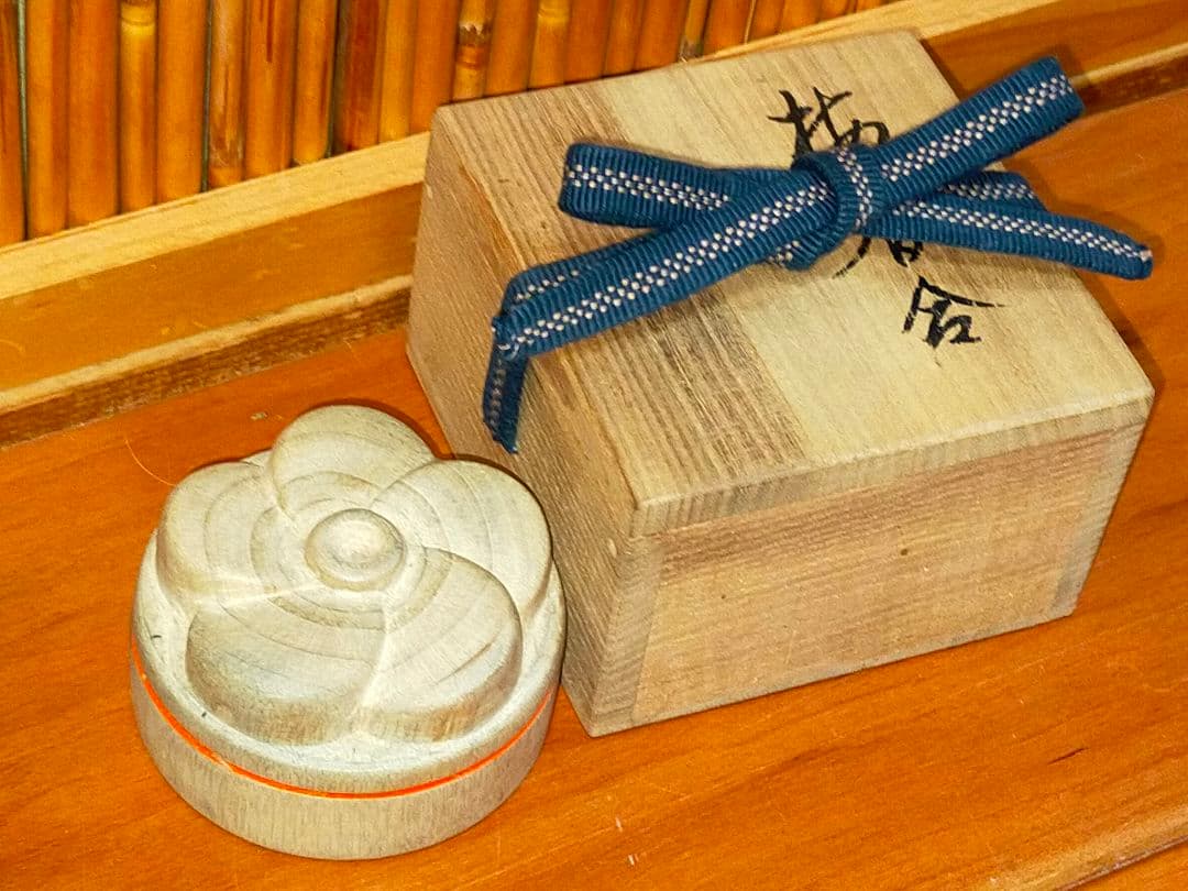 ♥ 武夫　桐　香合　共箱付き　骨董　古玩