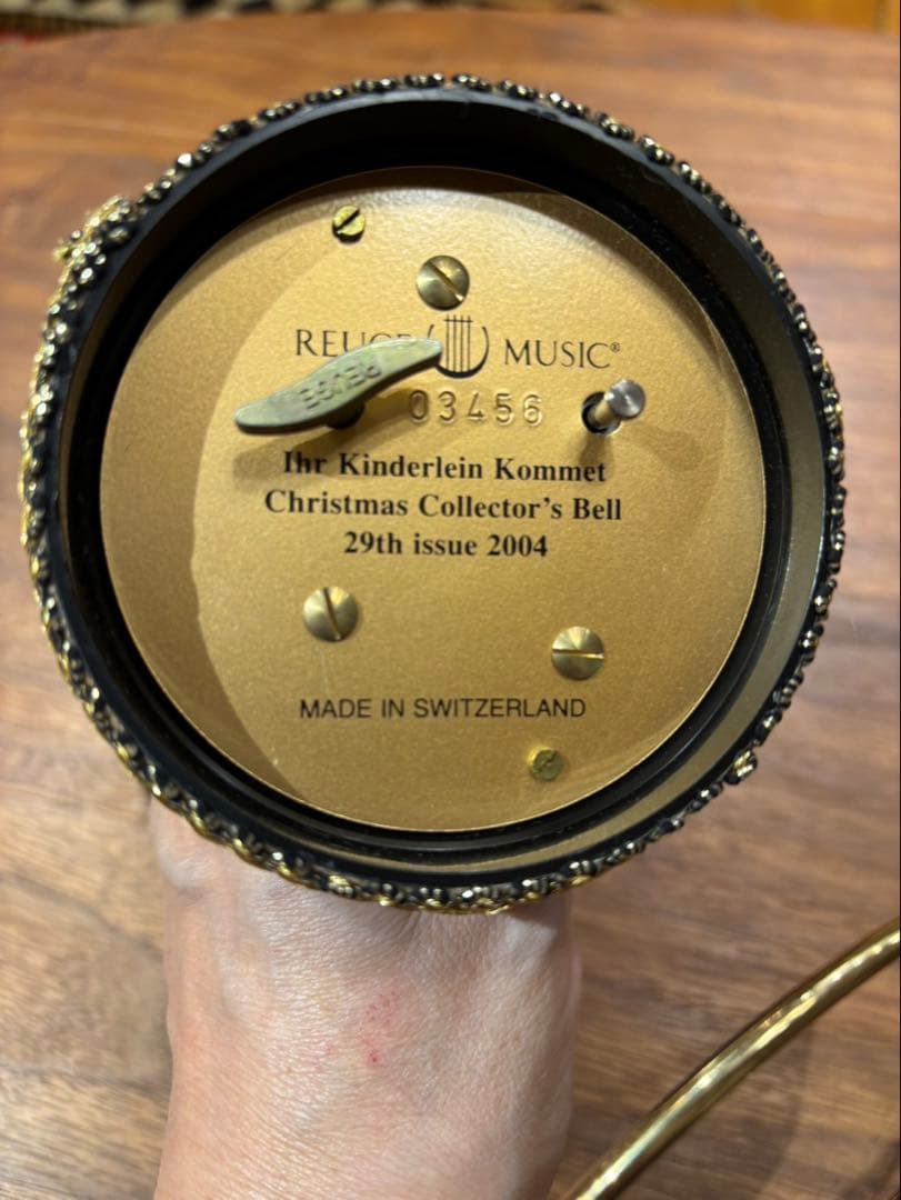 希少☆2004年限定リュージュREUGEクリスマス コレクターズベル オルゴール