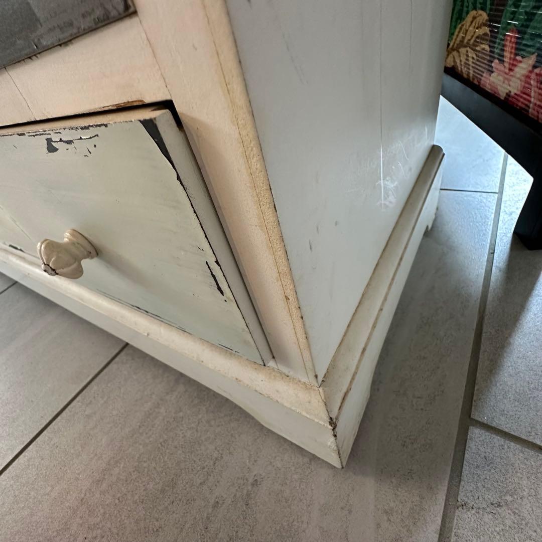 【引き取りお値引き】木製チェスト　ボックス引き出し収納　フレンチシック　シャビー