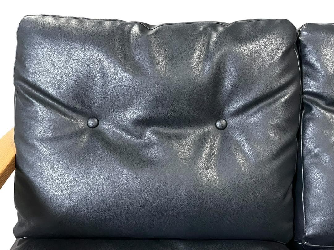 ◇マルニ60 maruni60 オーク フレームチェア 肘掛け有　2掛けソファ