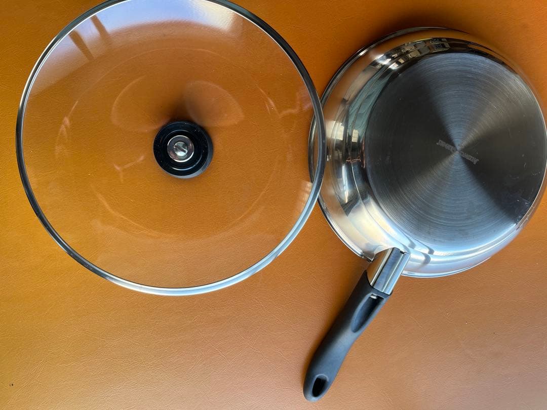 数回使用お買得品、卵焼き焦げつきストレス無しアムウェイノンスティックグリルパン