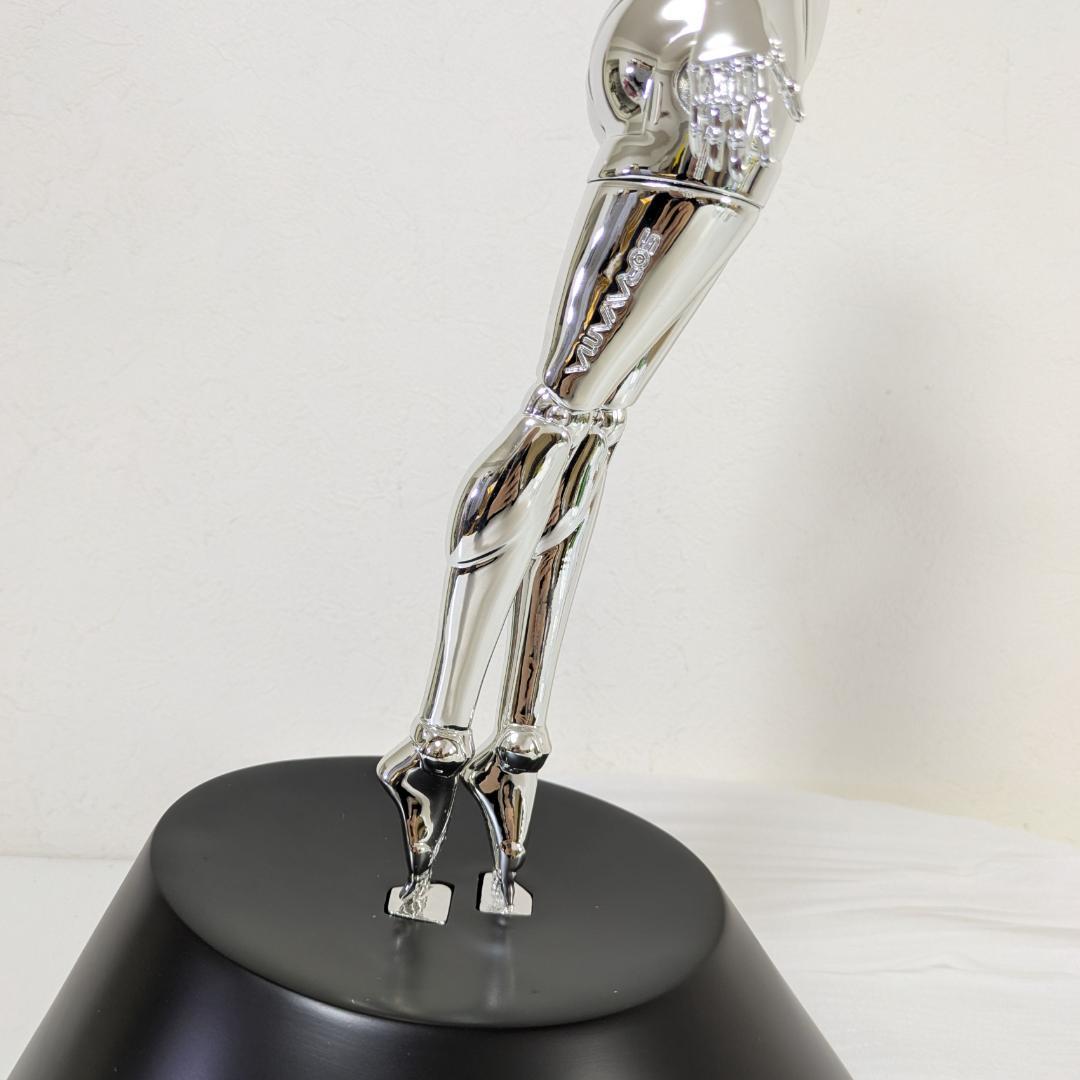 セクシーアンドロイド　インテリア　女性体ロボット　シルバー　メッキ