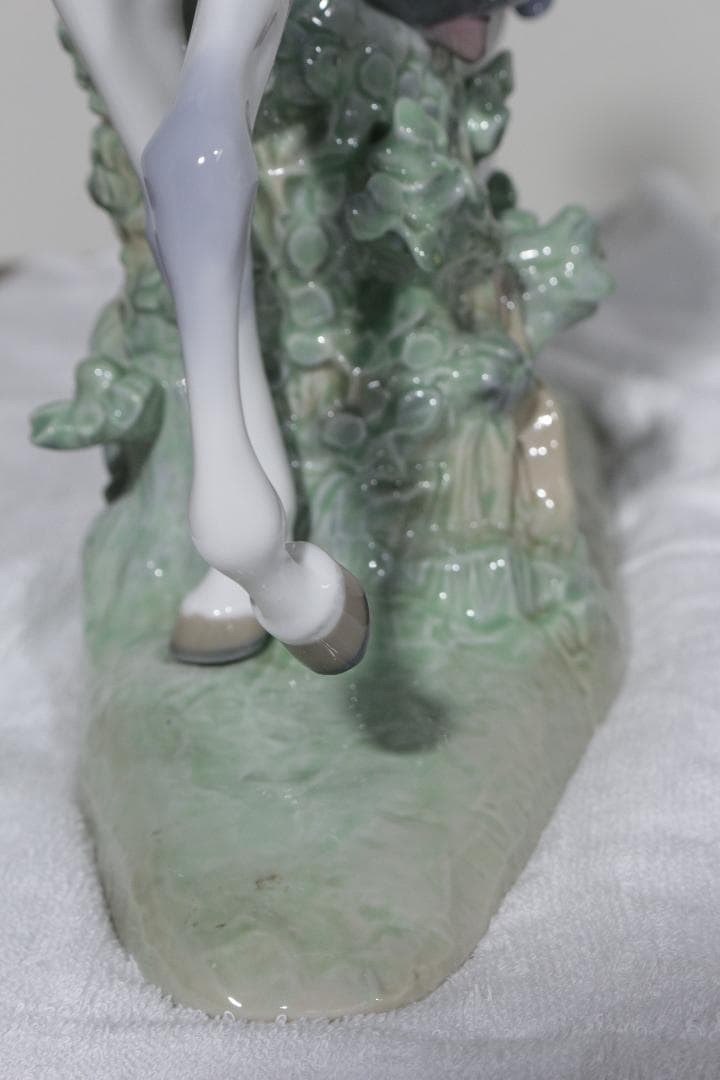 な*ん様 LLADROリヤドロ★白い馬の少女★20万★