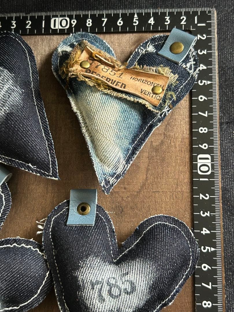 ぷっくりハートダメージデニム　No.486