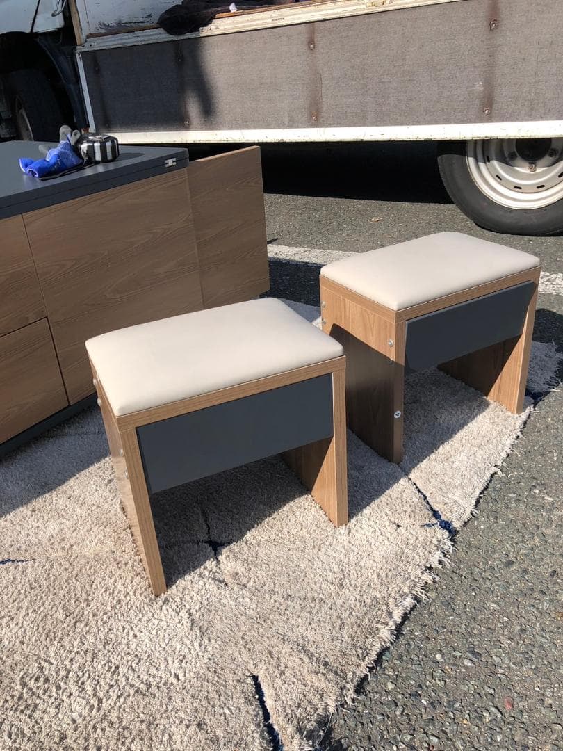 【コンテナ保管】 リフトアップテーブル 昇降式コーヒーテーブル