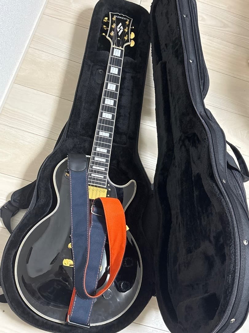 BUSKER'S BLC-500 エレキギター SKBセミハードケース付き