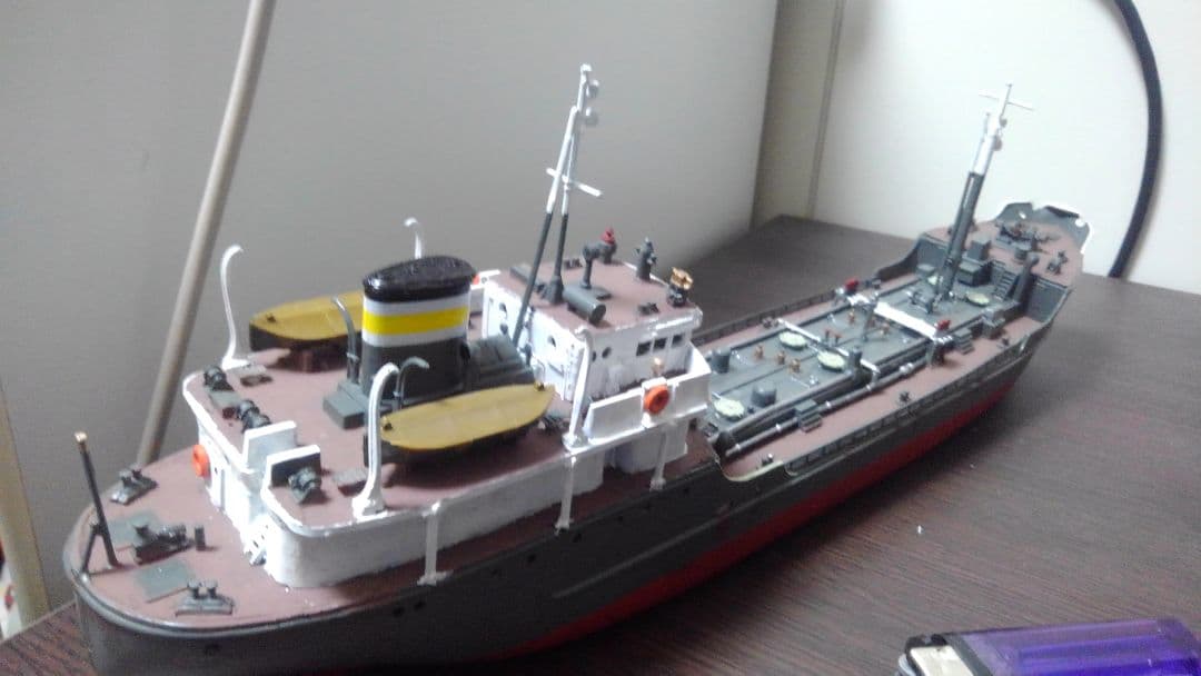 再出品】完成品 タンカー 日新丸 貨物船 船 模型 1/130 ストラクチャー