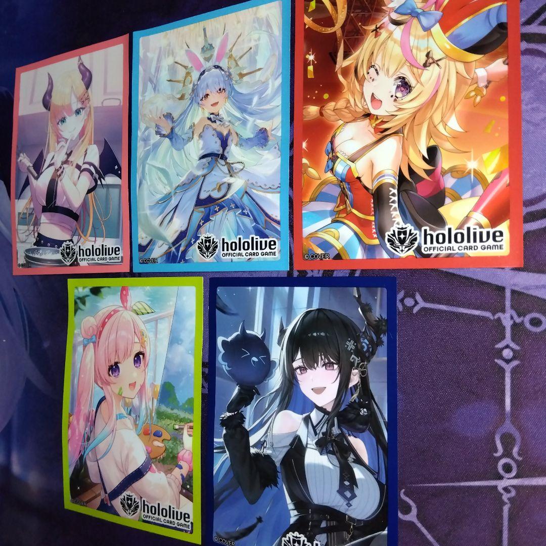ホロライブ スリーブ 公式 単品 5枚セット 5種類 ホロカ カードゲーム