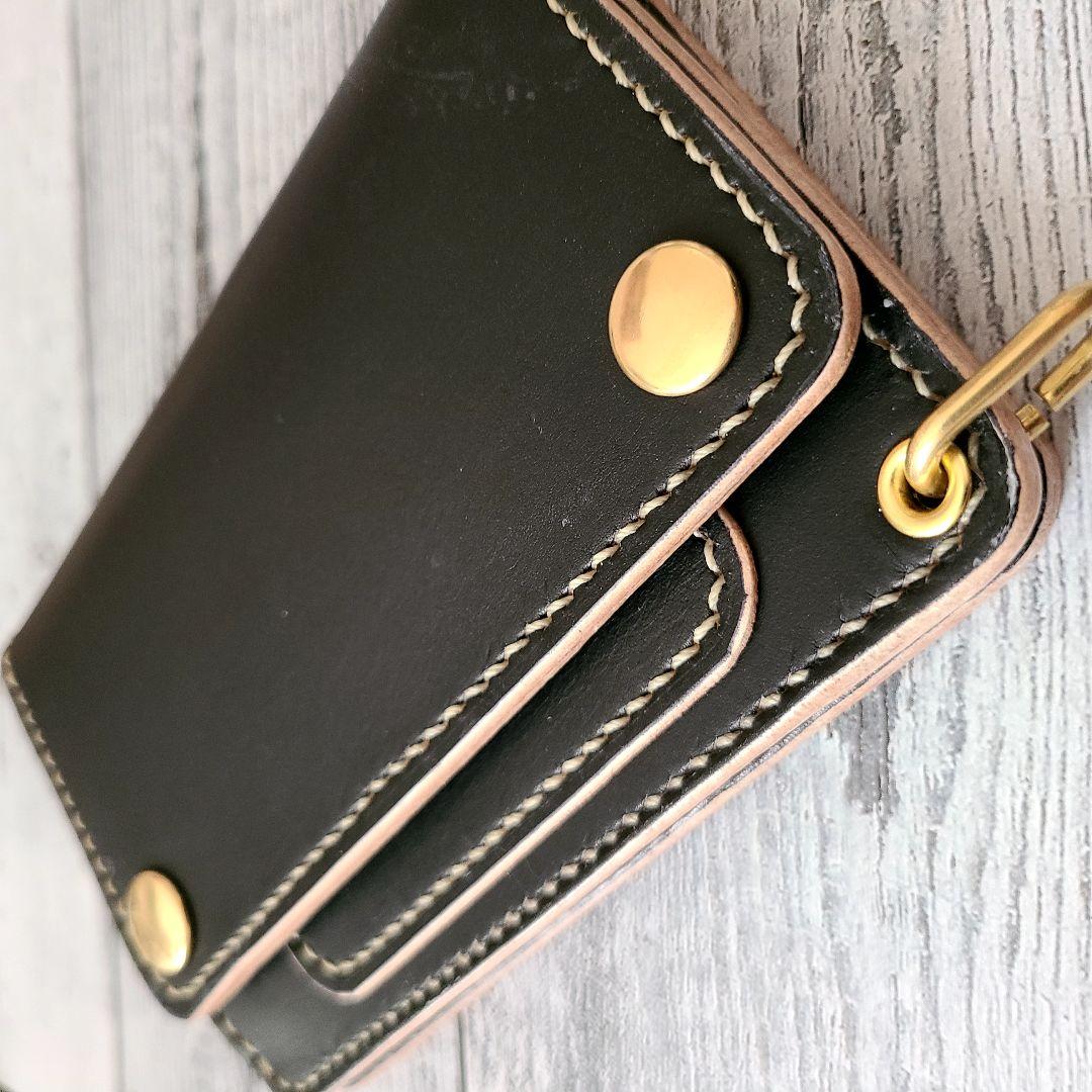 トラッカーウォレット ミドル【MW茶芯丘染め】ver - メルカリ