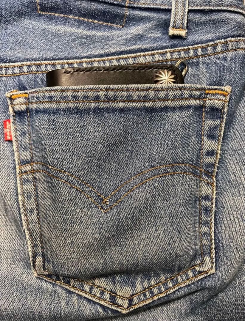 トラッカーウォレット　ミドル　シルバー925アポロコンチョ　【紙幣収納口】