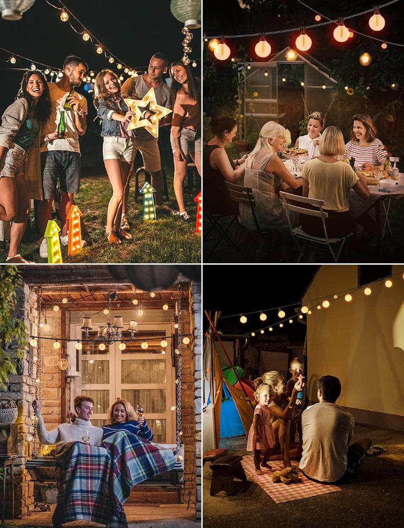 LED ストリングライトイルミネーションソーラーUSB充電 ソーラー 14コ