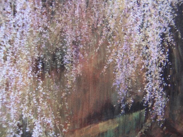 三栖右嗣、【桜の径】、希少な画集画、新品高級額 額装付、状態良好