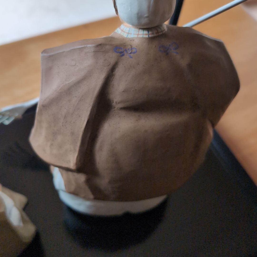 小島与一作 高砂 夫婦人形 伝説の人形師 県無形文化財 コレクター