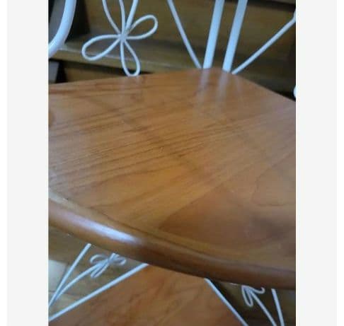 ホワイト 3段 シェルフ アンティーク風アイアン細工　コーナーラック