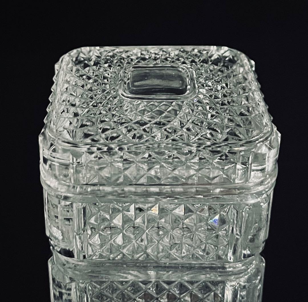 Baccarat オールドバカラ/※ ディアマン・ビゾー 蓋物 義山