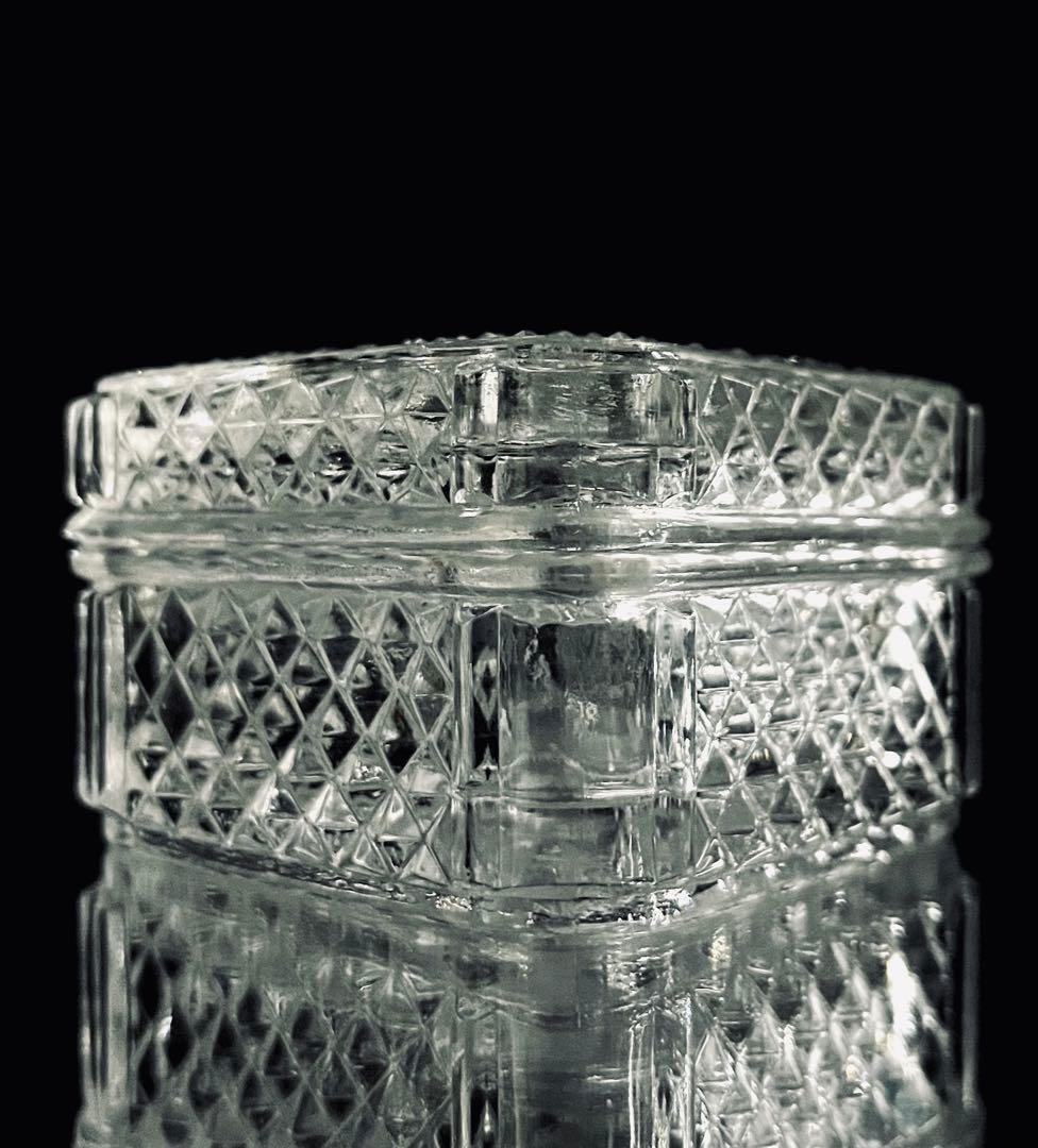 Baccarat オールドバカラ/※ ディアマン・ビゾー 蓋物 義山