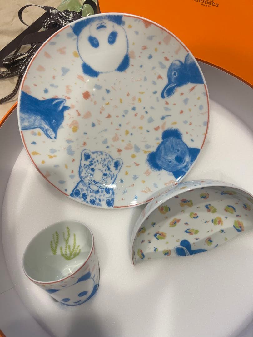 エルメス　パスパス食器　カップ3点セット　新品未使用