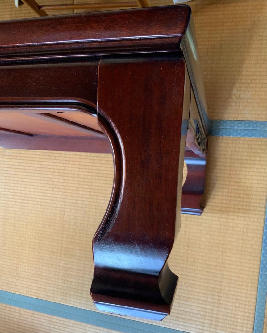 木製座卓 ダークブラウン 長方形