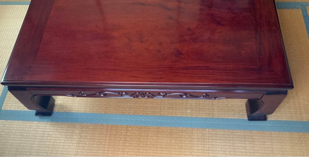 木製座卓 ダークブラウン 長方形