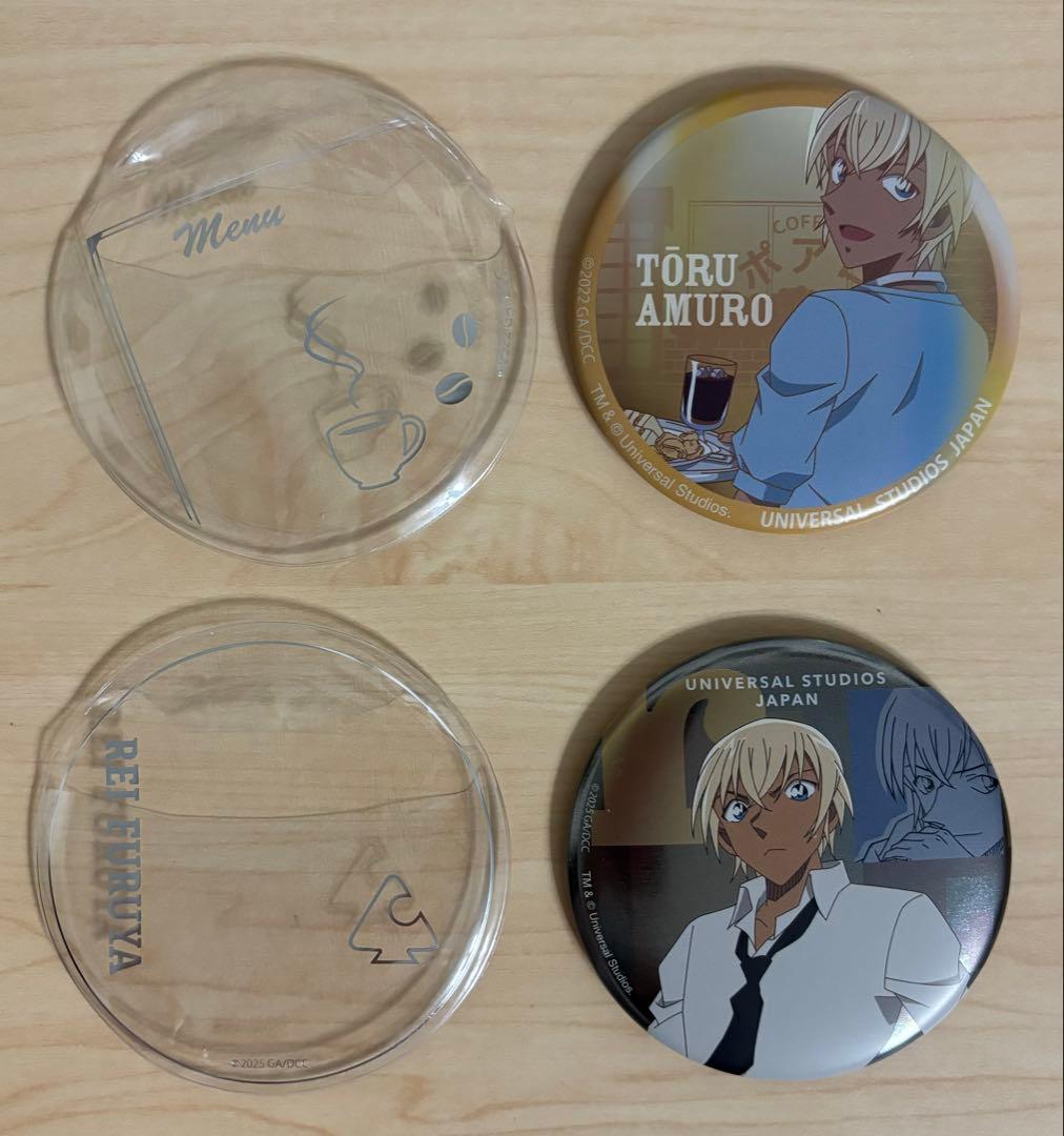 USJ 名探偵コナン コレクタブル缶バッジ 2点 安室透 降谷零 - メルカリ