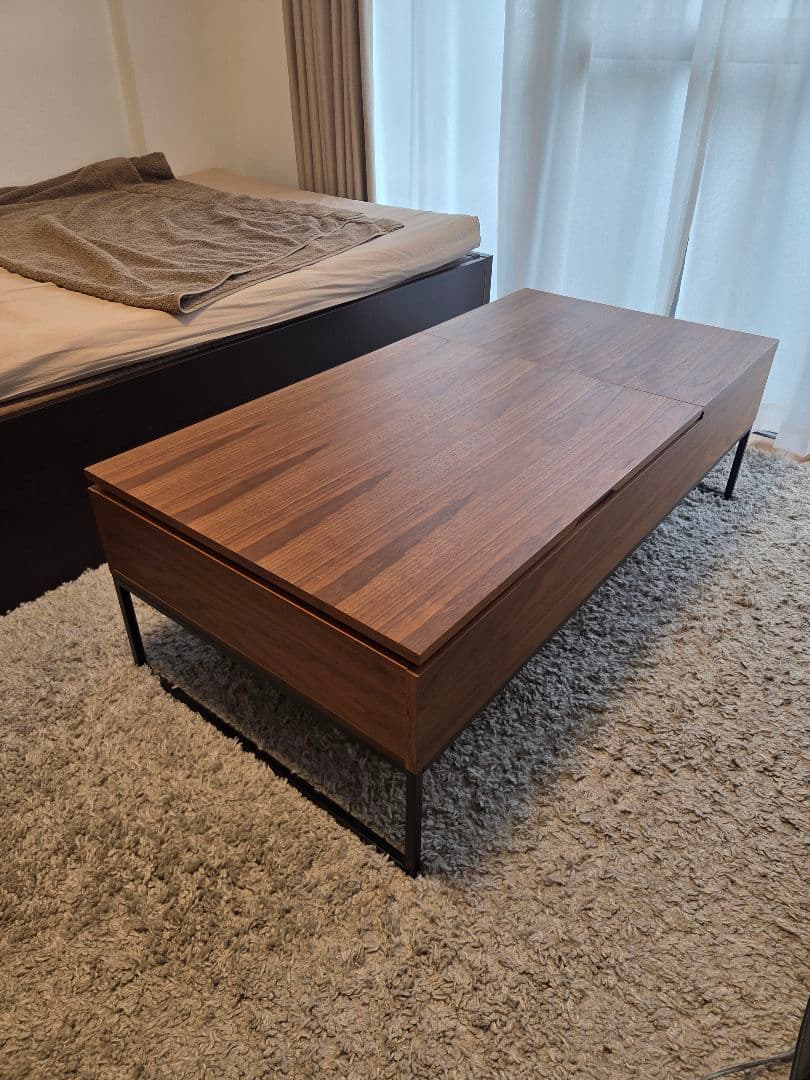 ニトリ昇降センターテーブル(ヒバリ 120 MBR)