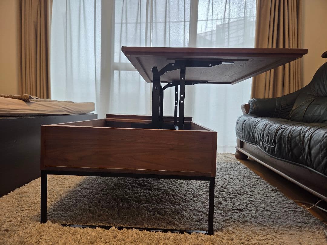 ニトリ昇降センターテーブル(ヒバリ 120 MBR)