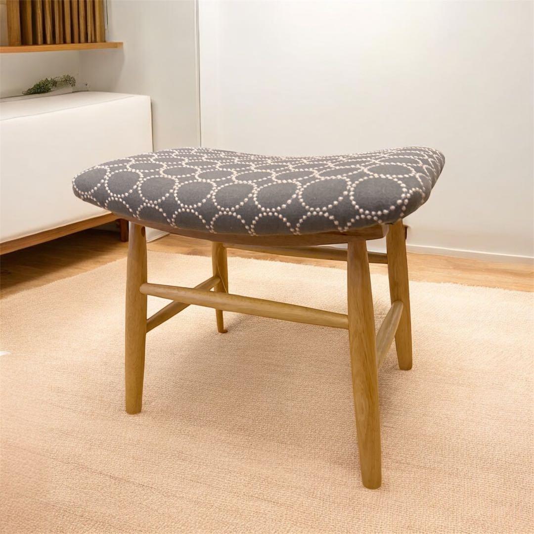 ミナペルホネン 生地 スツール チェア 北欧スタイル 新品未使用 インテリア雑貨