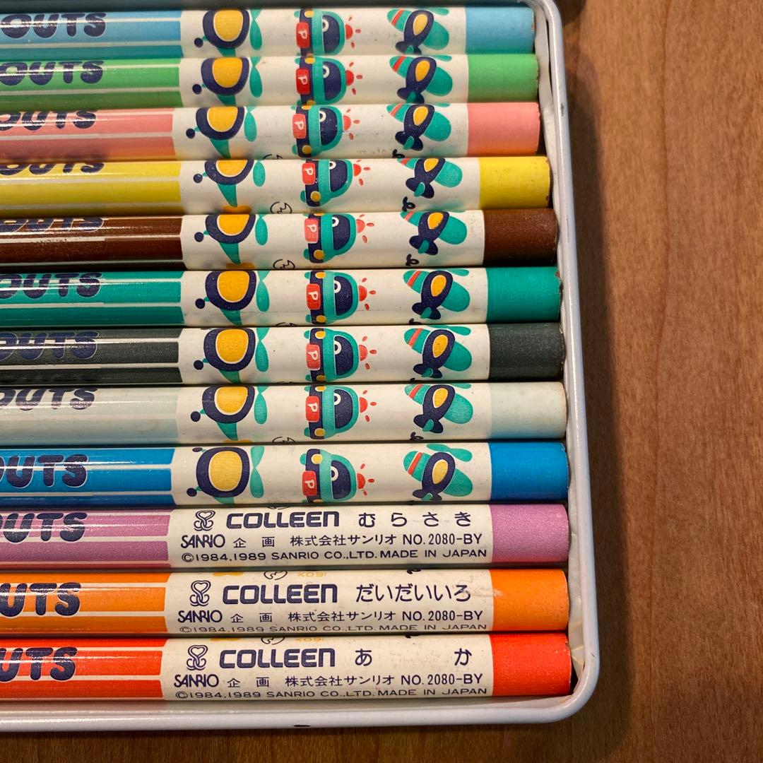 サンリオ 昭和レトロ ザラナバウツ 12色 色鉛筆 - メルカリ