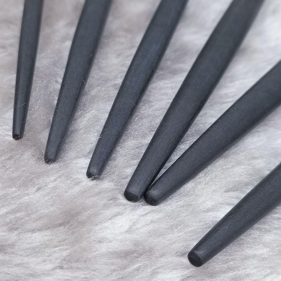 クチポール　カトラリー　ゴアシリーズ　スターターセット　ブラック　６点セット