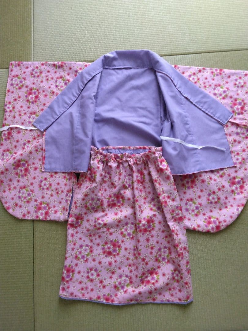 被布エプロン　さくらピンク