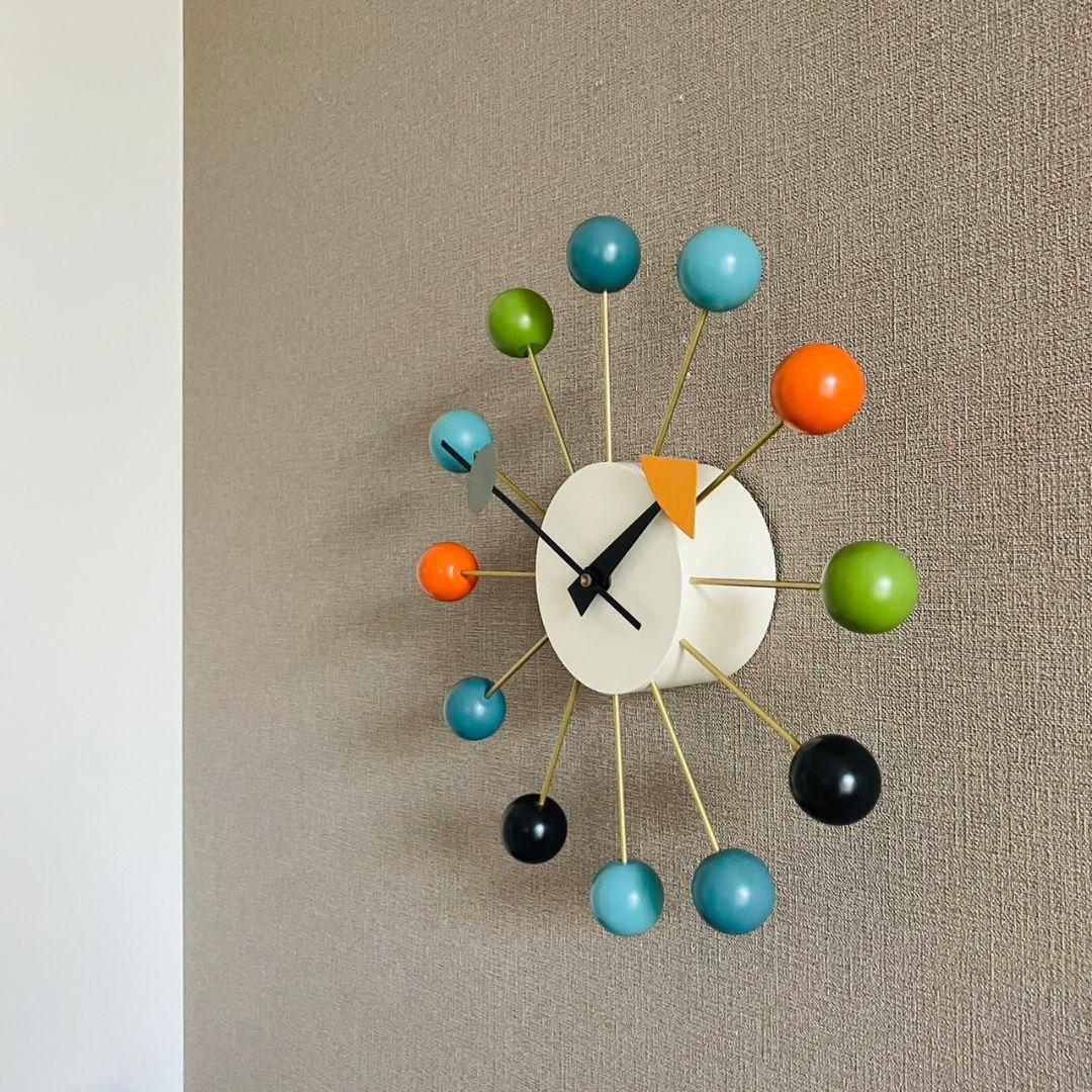 正規品 ボールクロック マルチカラー vitra ジョージ・ネルソン