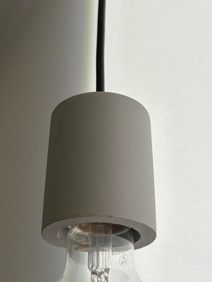 智光電気 セメント 北欧 おしゃれ ペンダントライト 裸電球 E26 ソケットp