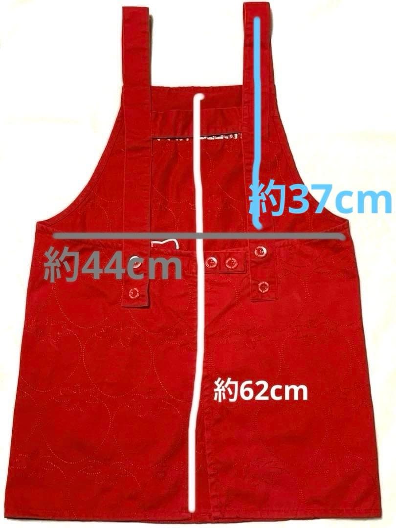 2006年製ハローキティ エプロン 赤刺繍 Sanrioサンリオ - メルカリ