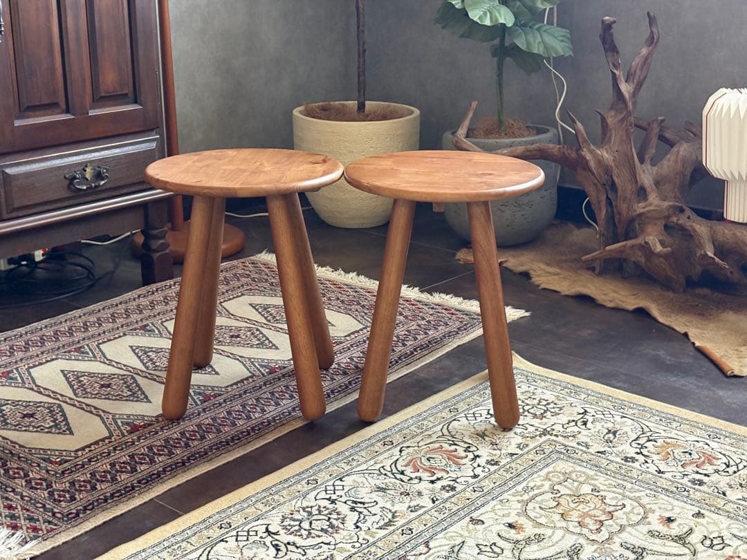 カウンターチェア　スツール　ヴィンテージ　ビンテージ　丸スツール IZ