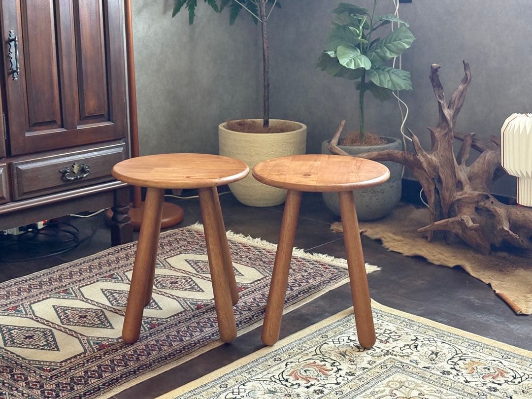 カウンターチェア　スツール　ヴィンテージ　ビンテージ　丸スツール IZ