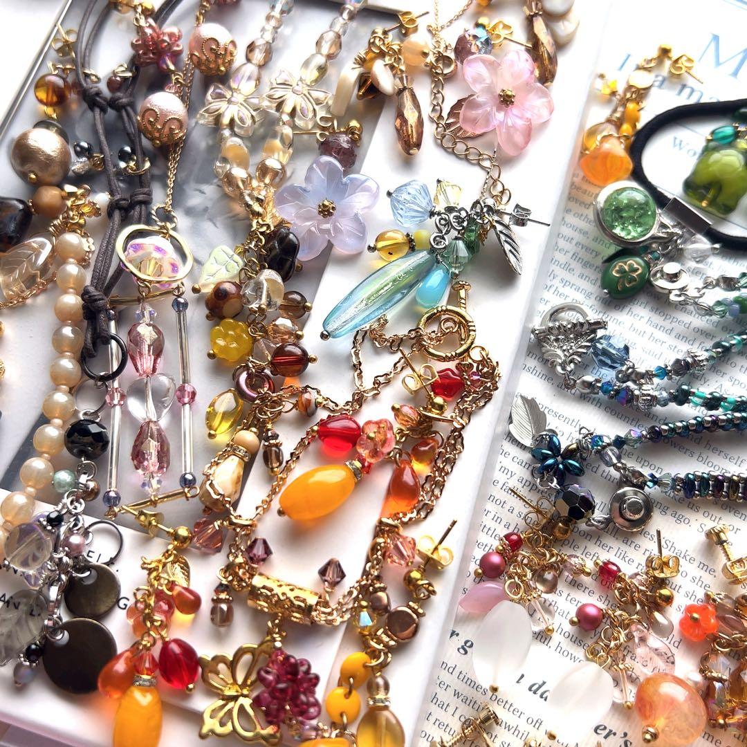 花*音様 計27点 ハンドメイド アクセサリー等 大量 まとめ売り