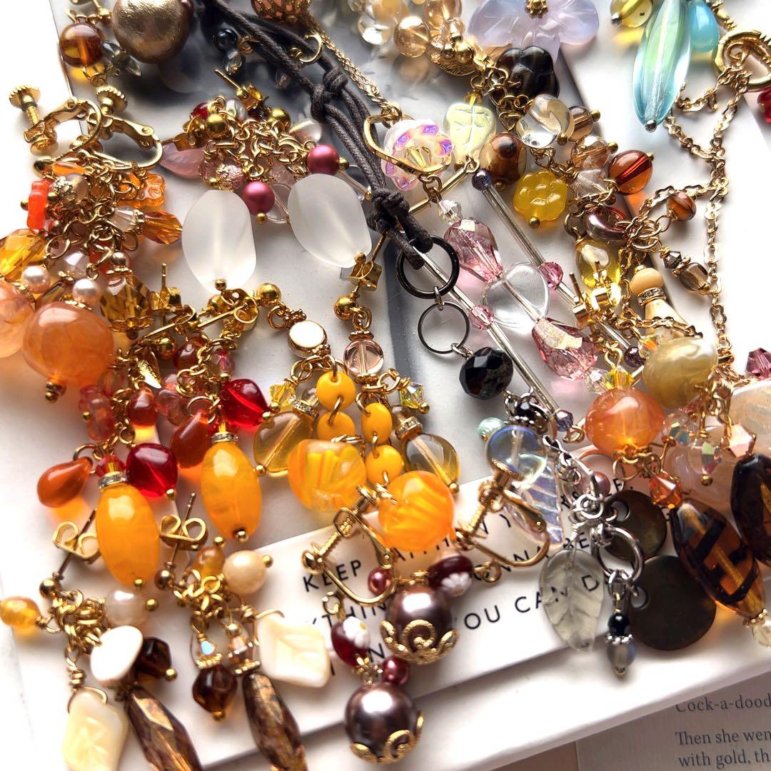 花*音様 計27点 ハンドメイド アクセサリー等 大量 まとめ売り