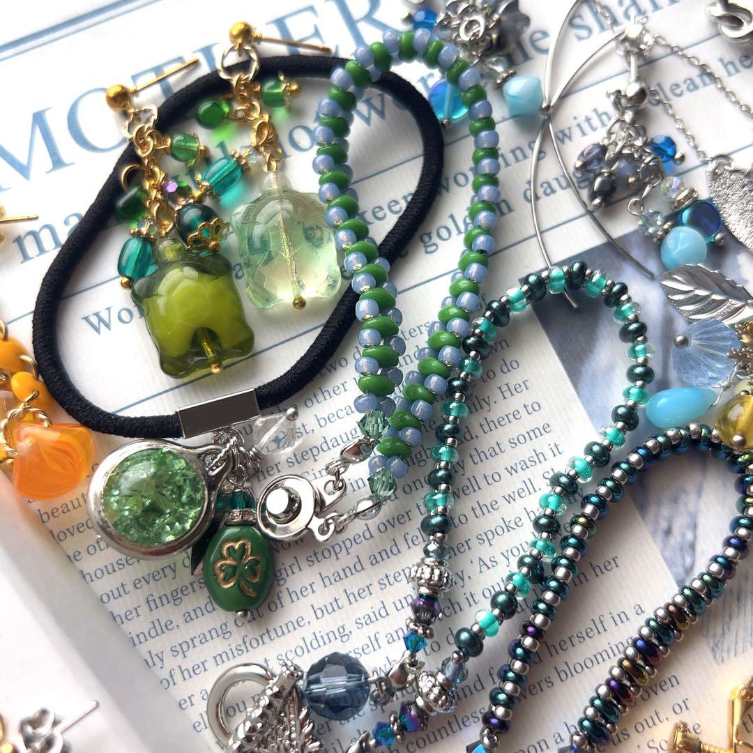 花*音様 計27点 ハンドメイド アクセサリー等 大量 まとめ売り