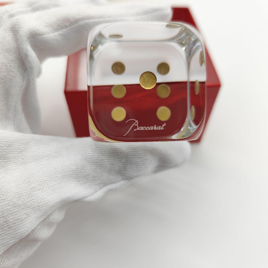 超希少 新品 バカラ クリスタルダイス サイコロ ゴールド 運 - メルカリ