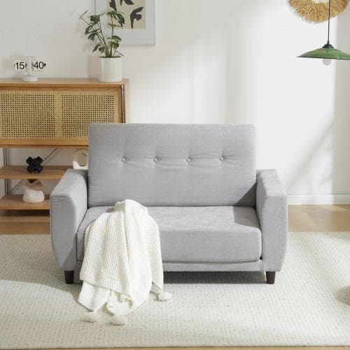 ソファーベッド 2人掛け 3WAY カウチソファ コンパクト 折りたたみベッド