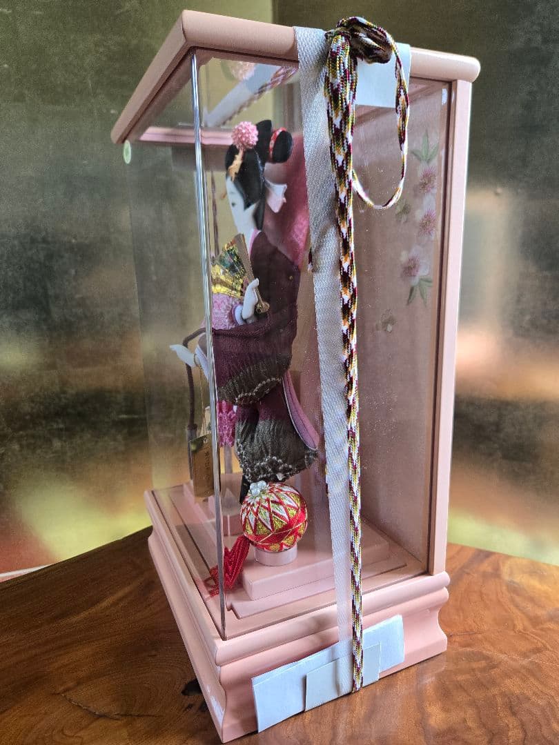 【展示品限り】正月飾り　羽子板　ケース飾り　※閉店セール　H14