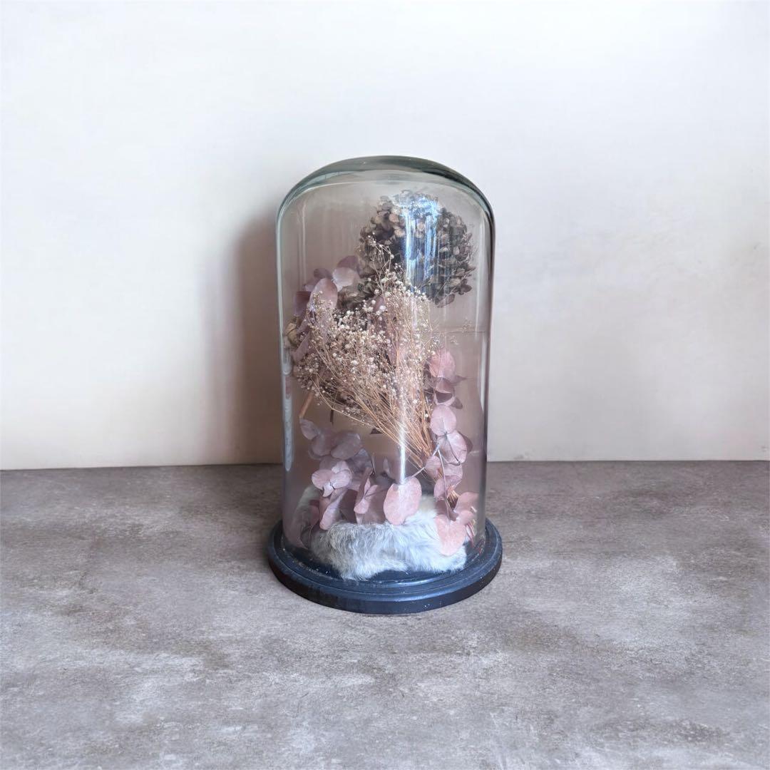 アンティーク グラスドーム ドライフラワー undercover オブジェ